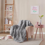 L'AGRATY Weighted Blanket Kids- 40"x60" 10lbs Cooling Breathable Microfiber - Image 7
