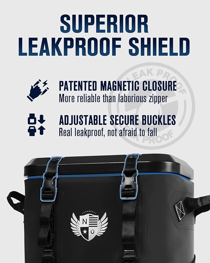 Magnetic Soft Cooler, Zipperless Soft Sided Cooler Bag - Image 2