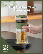 ZENS Modern Glass Infuser Teapot, Smart One Touch Tea Maker - Image 5