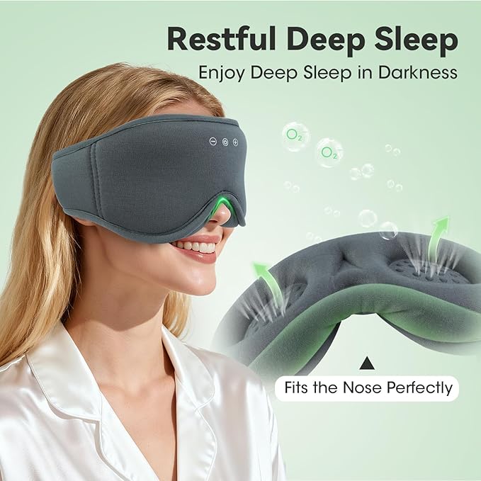 3D Bamboo Cotton Sleep Mask - Image 4