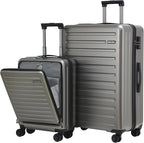 TydeCkare 2pcs 20/28" Luggage Set Lightweight HardShell, Only 20 Inch Carry On by TydeCkare