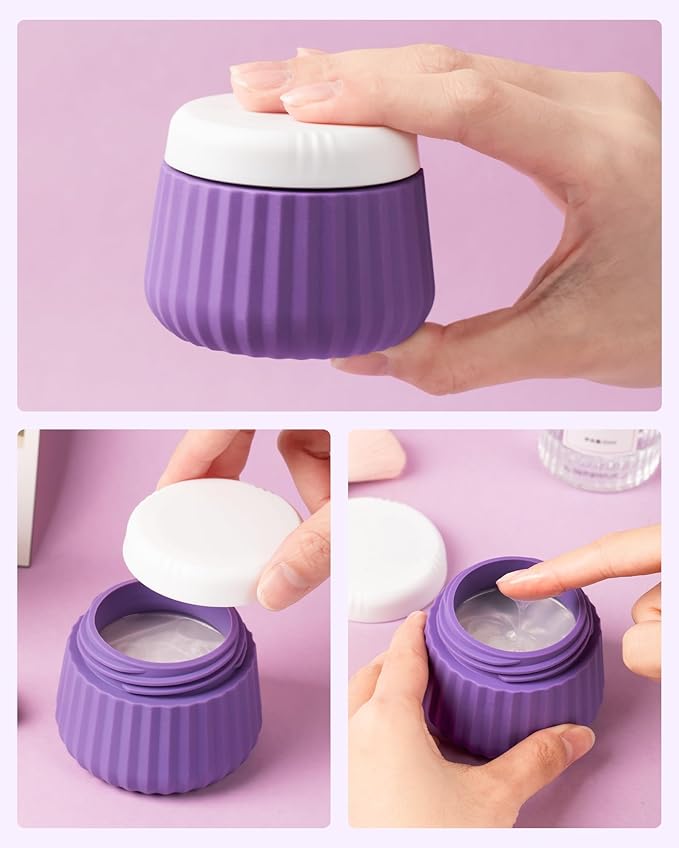 Travel Containers for Toiletries 4 Pack, TSA Approved Travel Size Toiletries - Image 2