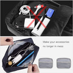 2-Pack Portable Storage Pouch Bag, Universal Electronics Accessories Case Cable - Image 5