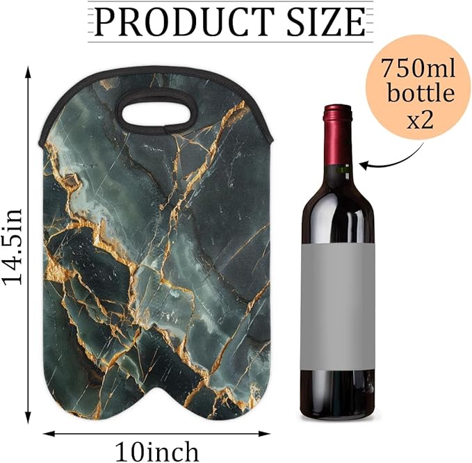 Wine Carrier Tote Personalized Bag - Image 2