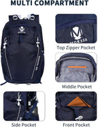 Hiking Backpack 40L Lightweight Waterproof Daypack - Image 4
