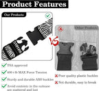 Zebra Luggage Straps for Suitcases TSA Approved, Luggage Identifiers for - Image 4