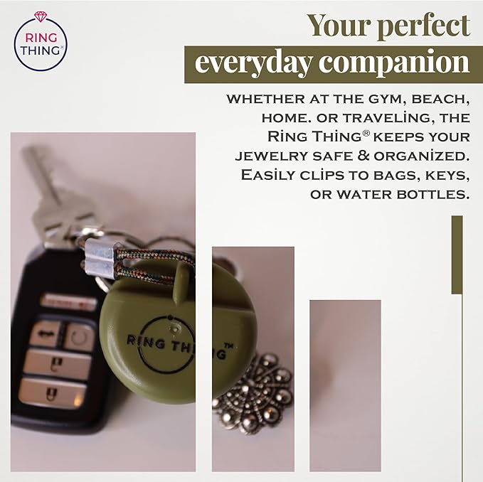 RING THING - Ring Holder Keychain, Jewelry Organizer and Storage, Portable - Image 4