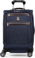 Travelpro Platinum Elite Softside Expandable Carry on Luggage, 8 Wheel Spinner by Travelpro