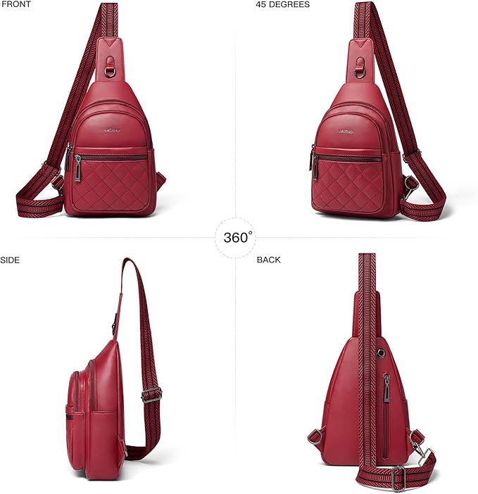 Sling Bag For Women Fanny Pack Crossbody Travel Shoulder Belt Bags Tote - Image 7