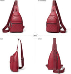 Sling Bag For Women Fanny Pack Crossbody Travel Shoulder Belt Bags Tote - Image 7