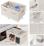 Shoe Organizer for Closet, Foldable Shoe Box - Image 2
