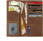 WANDERINGS Genuine Leather Passport Wallet - Image 4