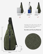 WATERFLY Small Crossbody Sling Backpack Anti Theft Backpack - Image 2