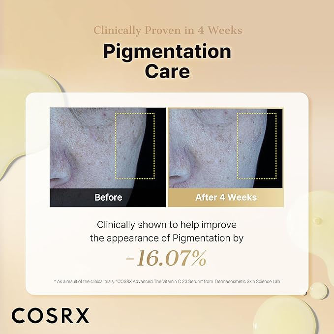 COSRX Pure Vitamin C 13% Serum (Renewal) with Vitamin E & Hyaluronic Acid, Korean Vitamin C Serum, Hydrating Facial Serum for Fine Lines, Uneven Skin Tone & Dull Skin, 0.67fl.oz, Korean Skin Care