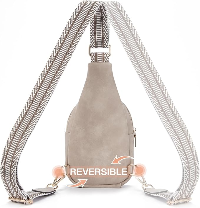Telena Small Sling Bag for Women Leather Crossbody Fanny Packs Chest Bag for - Image 5