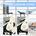Travel Luggage Cover Washable Suitcase Protector Anti-Scratch, Stretchable Fit - Image 5