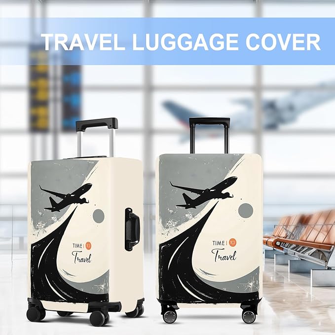 Travel Luggage Cover Washable Suitcase Protector Anti-Scratch, Stretchable Fit - Image 5