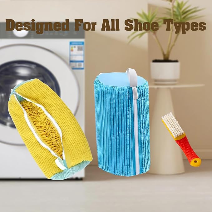 Shoe Washing Machine Bag 2PCS，Laundry Shoe Bag - Image 4