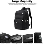 Lanola Basic Multi-Pocket Multipurpose Backpack Classical Water Resistant - Image 4
