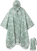 salamra Hooded Rain Poncho Waterproof Raincoat Jacket by salamra
