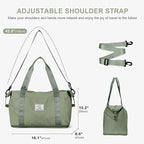 Travel Duffel Bag, Sports Tote Gym Bag, Shoulder Weekender Overnight Bag - Image 3