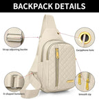 Small Sling Bag For Women Men Casual Crossbody Sling Backpack - Image 5