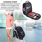 SHRRADOO Extra Large 50L Travel Laptop Backpack - Image 4