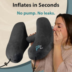 Air Inflatable Neck Pillow for Traveling on Plane - Image 2