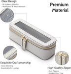 Aveniee Clear Makeup Brush Bag, Slim Brush Holder Cosmetic Case, Small Travel - Image 3