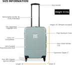 Sherpani Meridian, 22 Inch Carry On Luggage Airline Approved, Rolling Hardside - Image 3