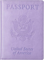 TIGARI Passport Holder for Travel Women Men, PU Leather Passport Wallet Cover by TIGARI
