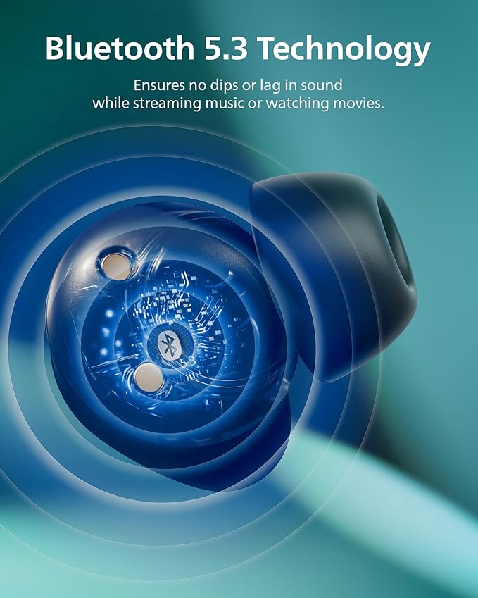 PHILIPS TAT1219 Wireless Earbuds, True Wireless Headphones, Powerful Bass - Image 8