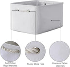 TheWarmHome Fabric Storage Bin, Large 1 Pack 15.7L*11.8W*8.3H Storage Basket - Image 6