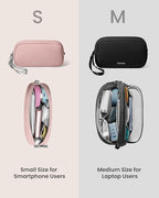 tomtoc Electronics Organizer Travel Case, Water Resistant Travel Bag Cable - Image 7
