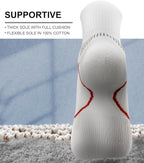 BULLIANT Compression Socks for Men 6Pairs, Athletic Crew Socks Cushioned For - Image 3