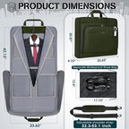 RAINSMORE Garment Bags for Travel Carry On Garment Bag for Hanging Clothes - Image 4