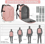 TORIBIO Camera Backpack, Hardshell DSLR Photography Camera Bag, Waterproof Hard - Image 3