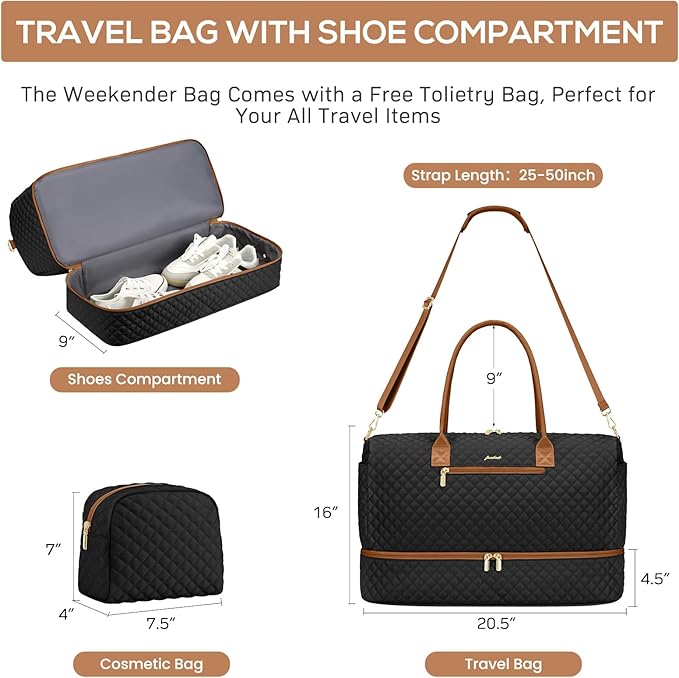 Travel Bag Weekender Bags for Women - Image 3