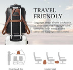 Shrrie Vegan Leather Laptop Backpack - Image 5