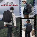 SDYSM Camera Backpack, Hardshell DSLR/SLR Camera Bag - Image 8