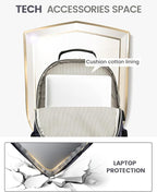 LOVEVOOK Laptop Backpack Purse for Women, Work Travel Computer Bags, College - Image 7