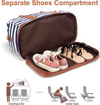 Weekender Bag for Women Canvas Overnight Bag Large Travel Tote Bag Carry on - Image 3