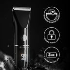 The Beard Club Beard Trimmer for Men - Electric Cordless Rechargeable Beard & Hair Trimmer - High Power 7000 RPM - 8 Color Guides 45 Unique Trim Lengths - Travel Lock