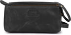 LEATHER VILLAGE Premium Leather Travel Toiletry Bag - Image 2