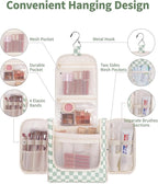 Narwey Checked Hanging Travel Toiletry Bag - Image 2