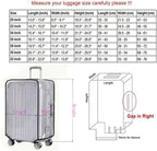 JenKin Luggage Protector Suitcase Cover PVC Waterproof Travel Suitcase Fits - Image 7