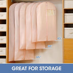 43" Suit Bags for Closet Storage and Travel, Women’s Suit Cover Bags - Image 2