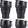 2PACK Collapsible Coffee Cup, 20 OZ 600ml Silicone Folding Camping Mug by EASYXQ