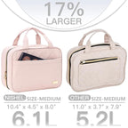 NISHEL Travel Toiletry Bag for women, Portable Hanging Organizer for - Image 3