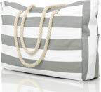 Becokan Beach Bags for Women Large Waterproof Beach Tote Bag Zipper Beach Bags by BecokanBeachBagSpecialist